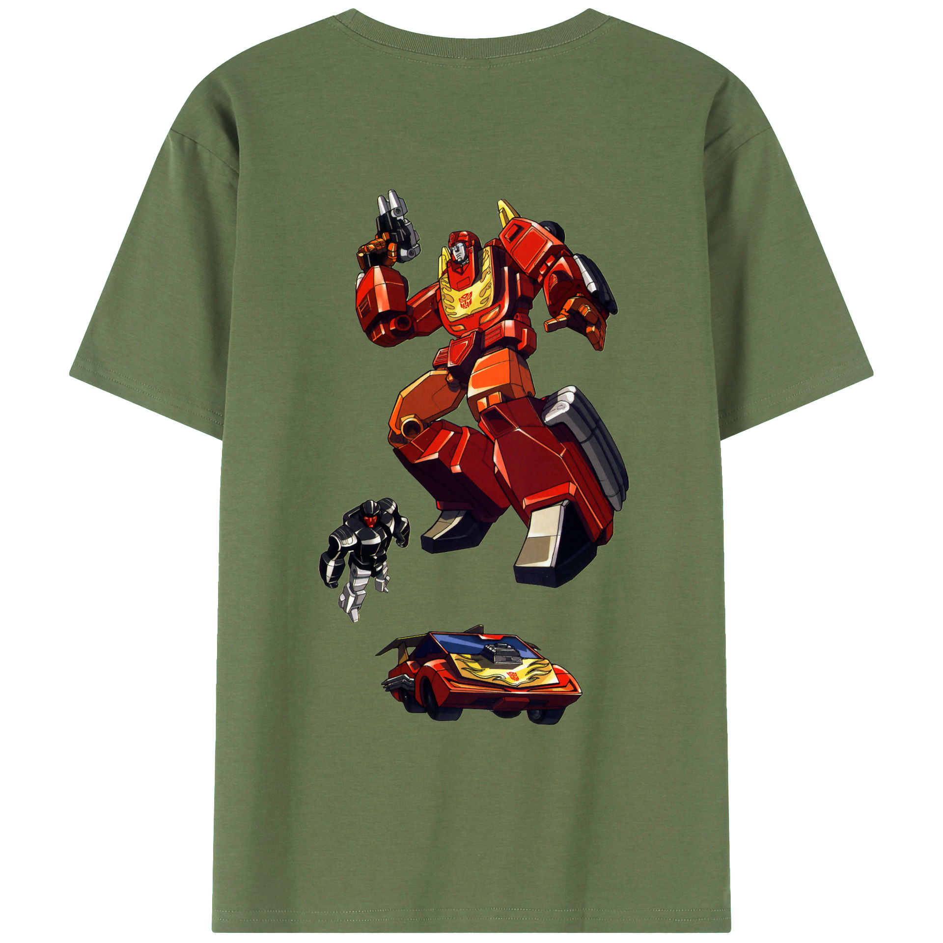 （画像用）  綿100％ メンズ半袖Tシャツ（バックプリント） 通気性